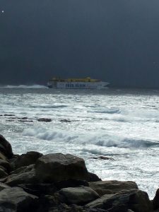 Off to Tenerife... Don't forget your seasickness pills...