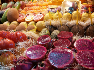 Mercado in Vegueta: Fruit salad is on the menu